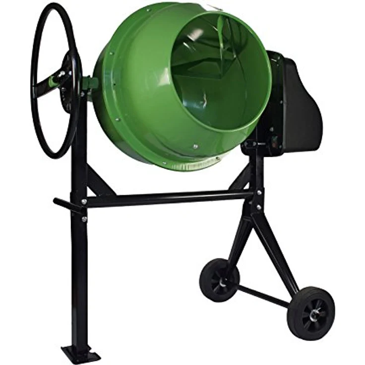 TRUTZHOLM Betonmischer TH-140L, 140 Liter, 550 W, 30 U/Min, stabil, ideal für Beton, Mörtel und Gips – Bild 1
