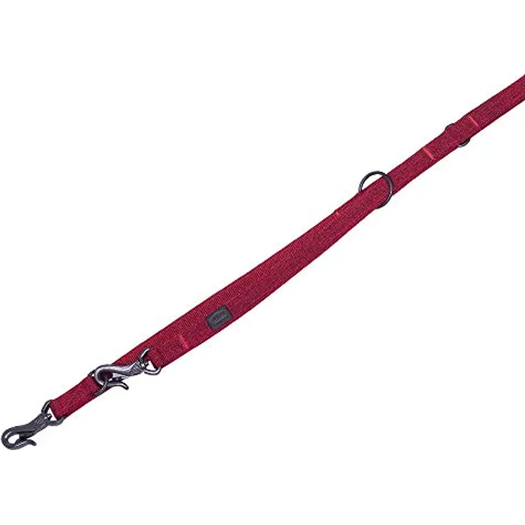 Nobby Führleine Linen Deluxe, rot L: 200 cm, B: 25 mm, 1 Stück