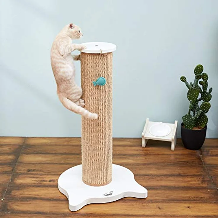 Cats Design Kratzbaum Grosse Katzen stabil/Kratzstange XXL Edel/Kratzsäule Kratzmöbel Kratzturm Strong Stray G – Bild 1