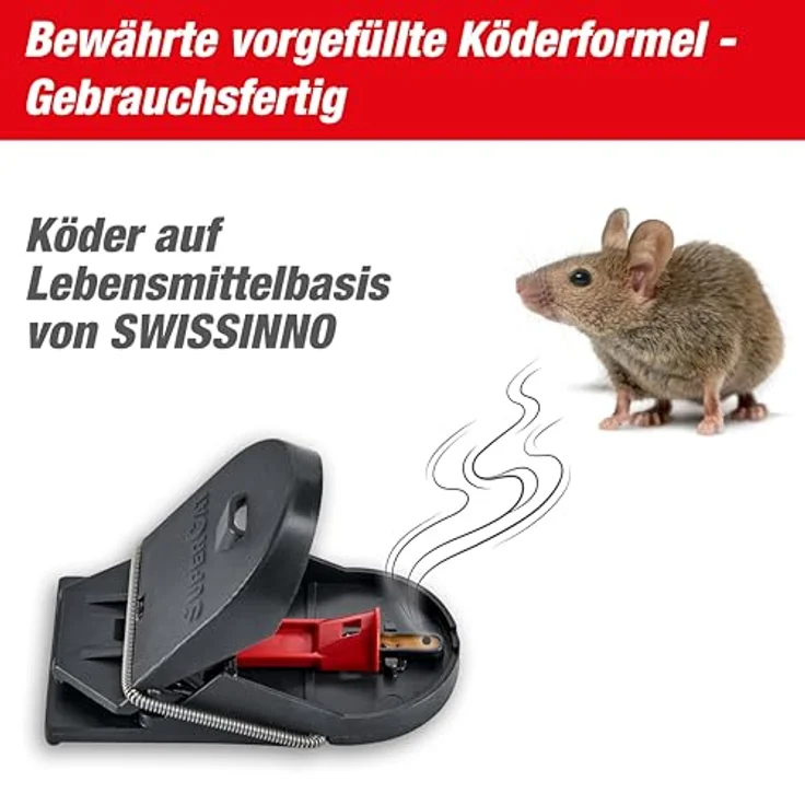 Swissinno SuperCat Pro Mausefalle Lockstoff 2St. – Bild 2