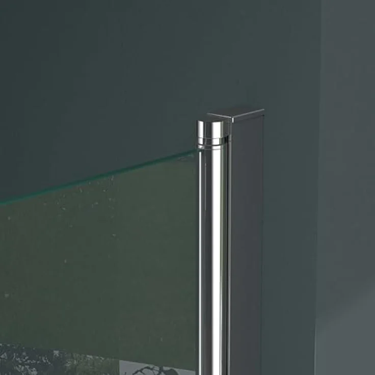 Mai & Mai Duschwand C1408 für Badewanne, faltbar 180°, 6mm ESG-Sicherheitsglas mit NANO-Beschichtung, 120x140cm – Bild 5