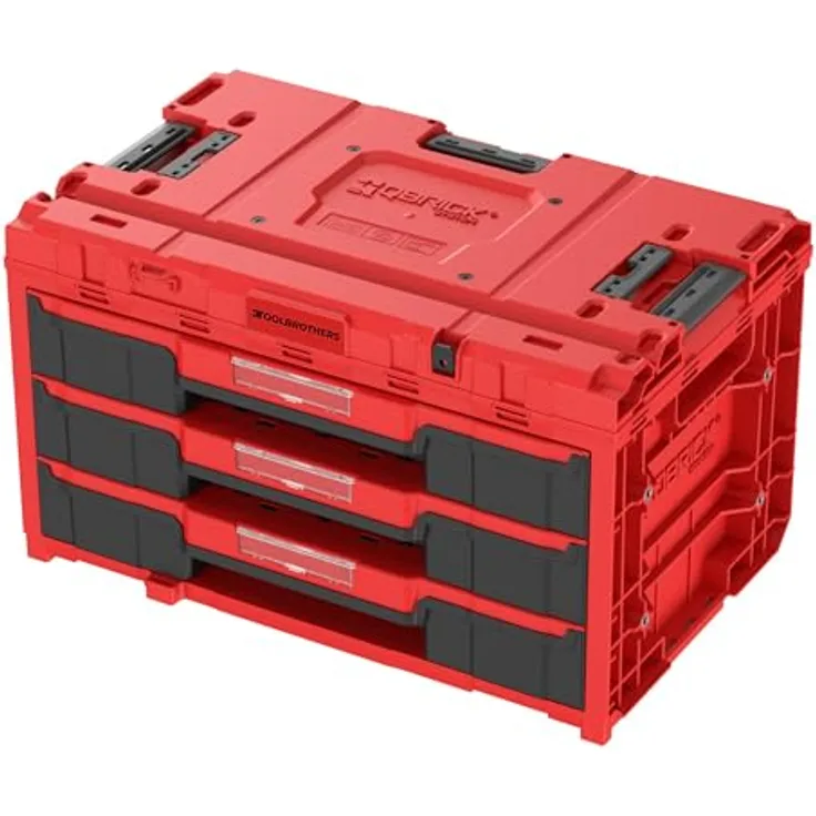 Toolbrothers RHINO XXL Drawer 3 ULTRA, Werkzeugkoffer mit 3 robusten Schubläden, Trennwänden und IP66 Schutzklasse