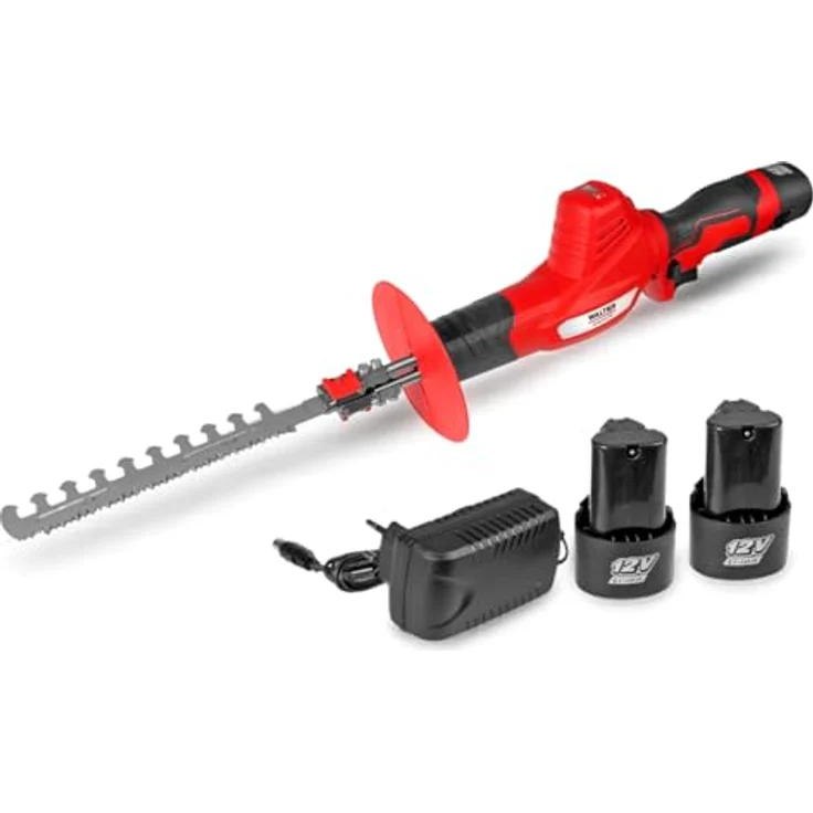 WALTER 2-in-1 Heckenschneider & Astsäge, kabellos, 12V, 2 Akkus, ergonomischer Griff, werkzeugloser Klingenwechsel, leicht & kompakt – Bild 1