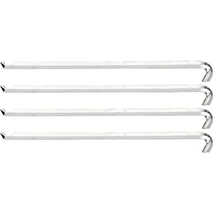 Gedore 1.29/15 Abzughaken-Satz, 4-teilig, 140 mm für Kugellagerabzieher, 5,7 mm Hakenfußbreite