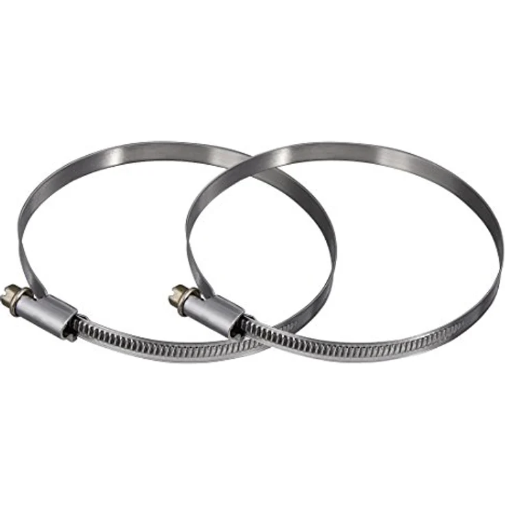 Xavax 2er Set Schlauchschellen mit Schneckenantrieb, Spannbereich 110 - 130 mm, Bandbreite 9 mm Bewässerungszubehör – Bild 2