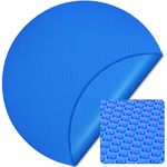 Wiltec Pool Solarfolie Ø 3,6 m, blau, 120 µ PE Film, Poolabdeckung und Solarplane rund