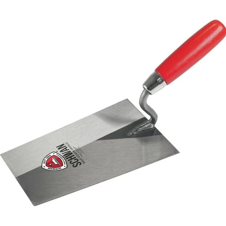 Schwan-Werkzeugfabrik Tiroler Maurerkelle 325mm, Holzheft mit S-Hals, gehärteter STA, VE 10 Stück