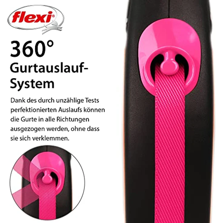 flexi Rollleine New Neon - Rosa - M, 4000498032107, Multi, small – Bild 4