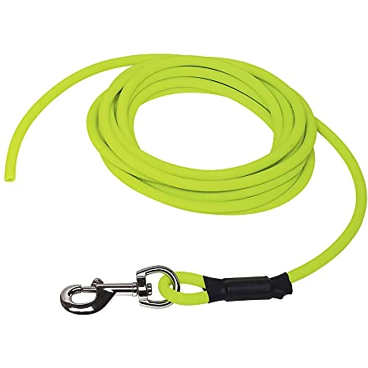 Nobby Schleppleine Cover rund, neon gelb L: 5 m, Ø 8 mm, 1 Stück
