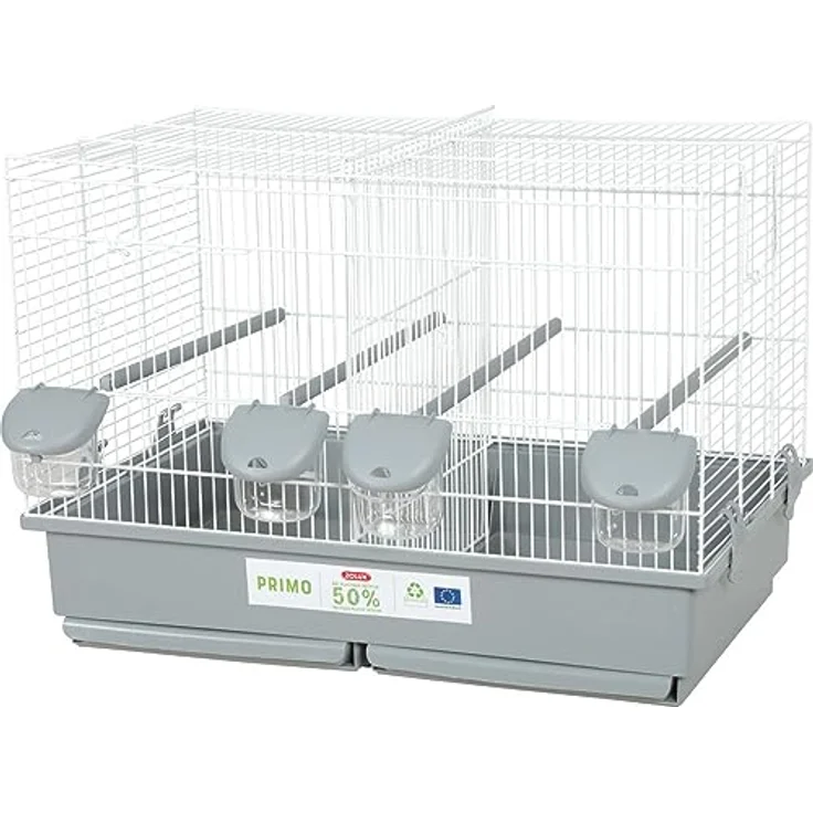 Zolux cage PRIMO CATI 57 cm, gray / white, Gehege – Bild 1