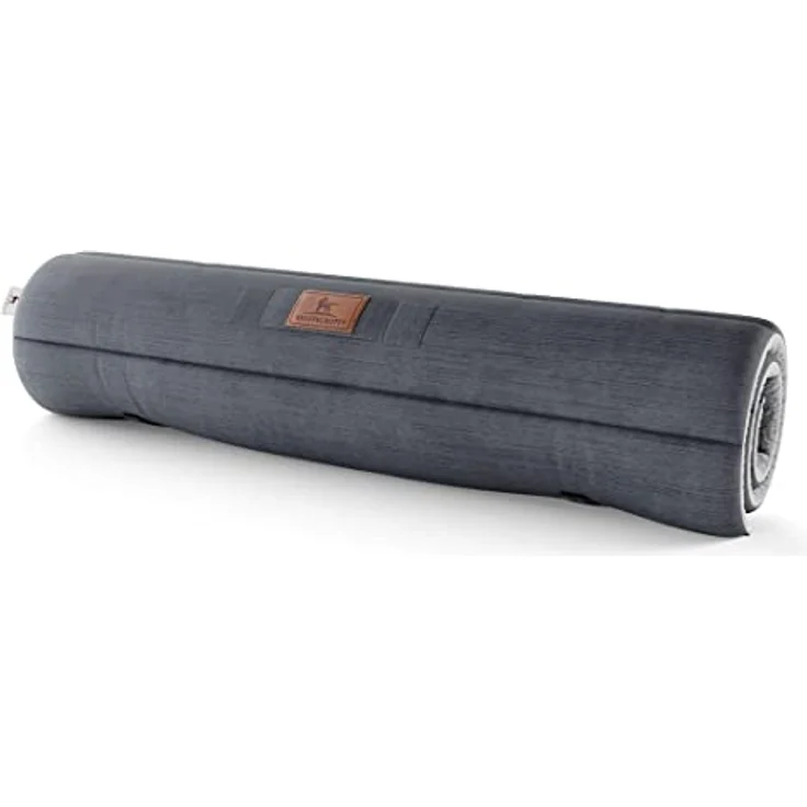 Knuffelwuff Hundematte Reisematte Linea Travel, Kuscheliges Velours mit Teddybezug, Größe L, Plüsch, Rutschfest - Ideal als tragbare Hundematte geeignet – Bild 5