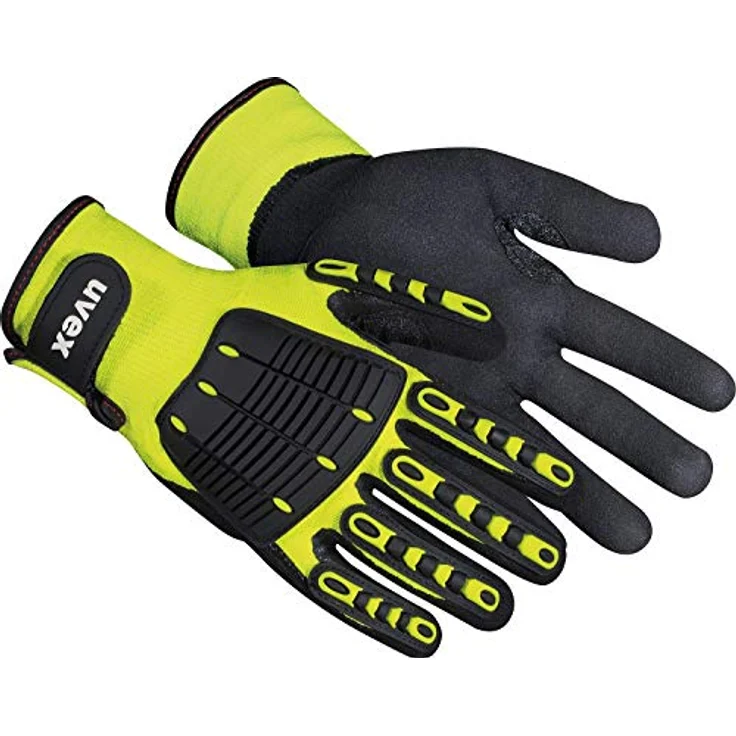 Uvex Synexo Impact 1 Schnittschutzhandschuhe - Gelb-Schwarz - Gr 07 (S) – Bild 4