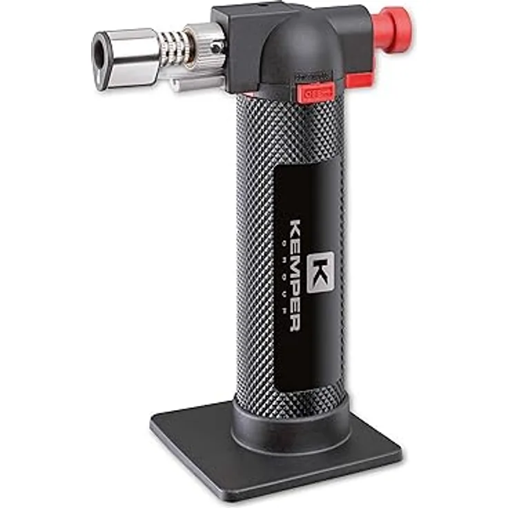 K Kemper 12500 Mini-Lötkolben, Gasbetrieb mit elektronischer Zündung, wiederaufladbar für Micro Schweißen