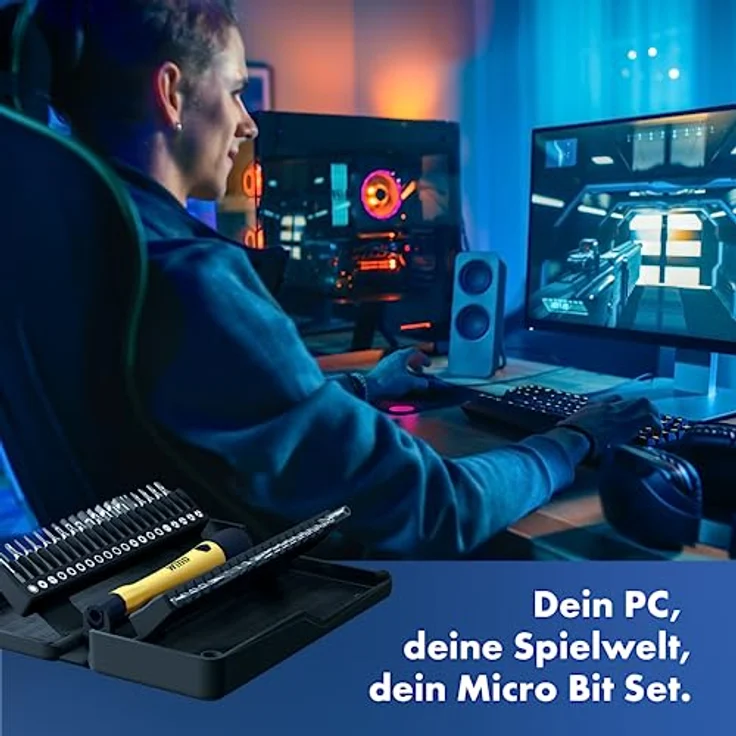 Wiha zai Hause 40in1 Micro Bit Set Schraubendreher ESD 42 tlg. ( DHT0004 ) – Bild 4