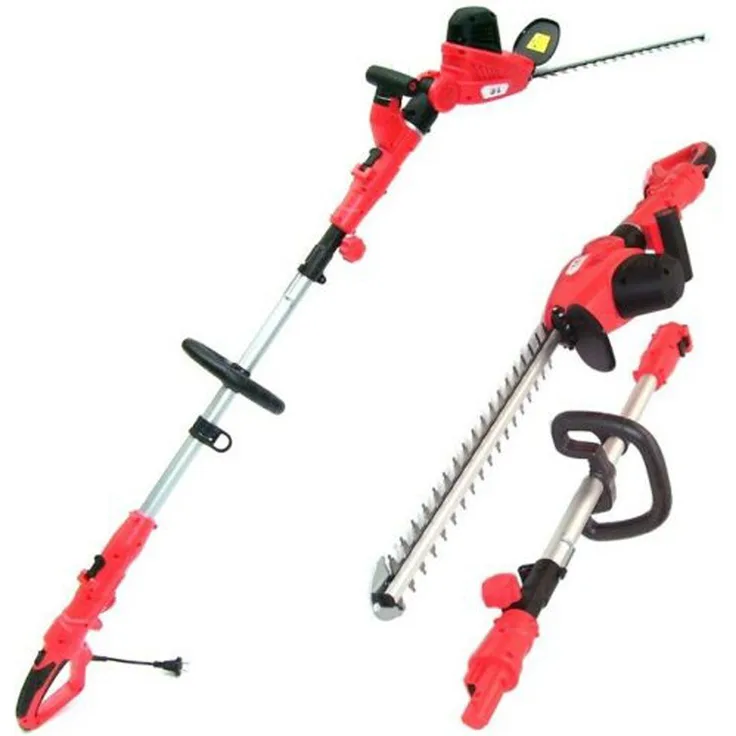 Apex Heckenschere Elektro Hochheckenschere Teleskop Heckenschere 56753 Langstielheckenschere 750W, 2in1 Teleskop-Heckenschere 750W, grün