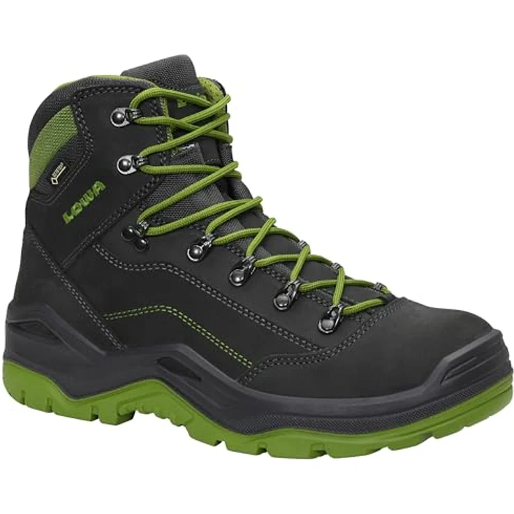 Elten RENEGADE Work GTX, Sicherheitsschnürstiefel S3 CI in grün, Gr. 46, wasserbeständig und atmungsaktiv mit Stahlkappe – Bild 2