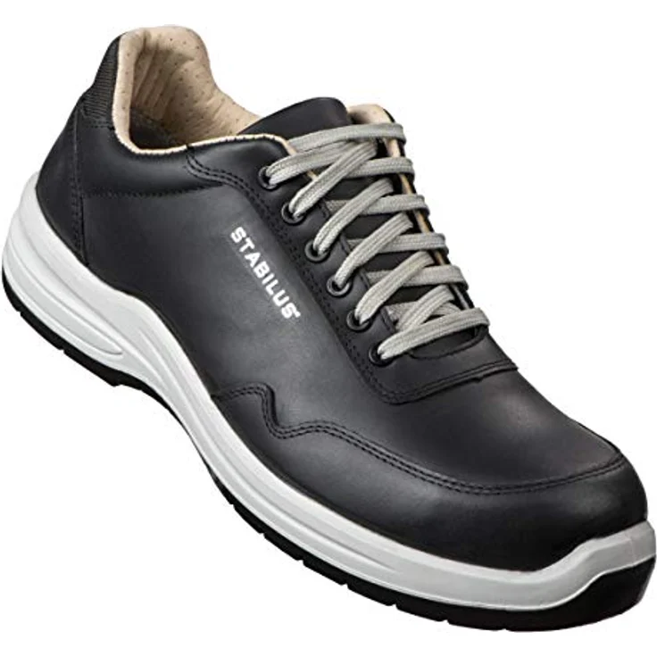 STABILUS ESD Sicherheitshalbschuhe JORDEN LOW CROSS S3, Leder, durchtrittsicher, Größen 39-48 – Bild 2