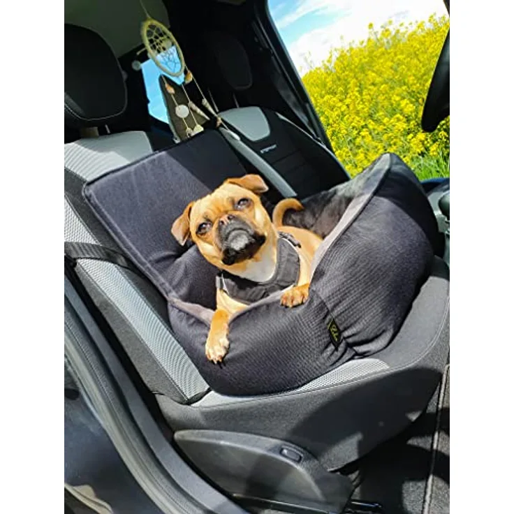 Lebon Siggi - Reisebett - Autobett - Hundebett mit Befestigung - Made IN EU