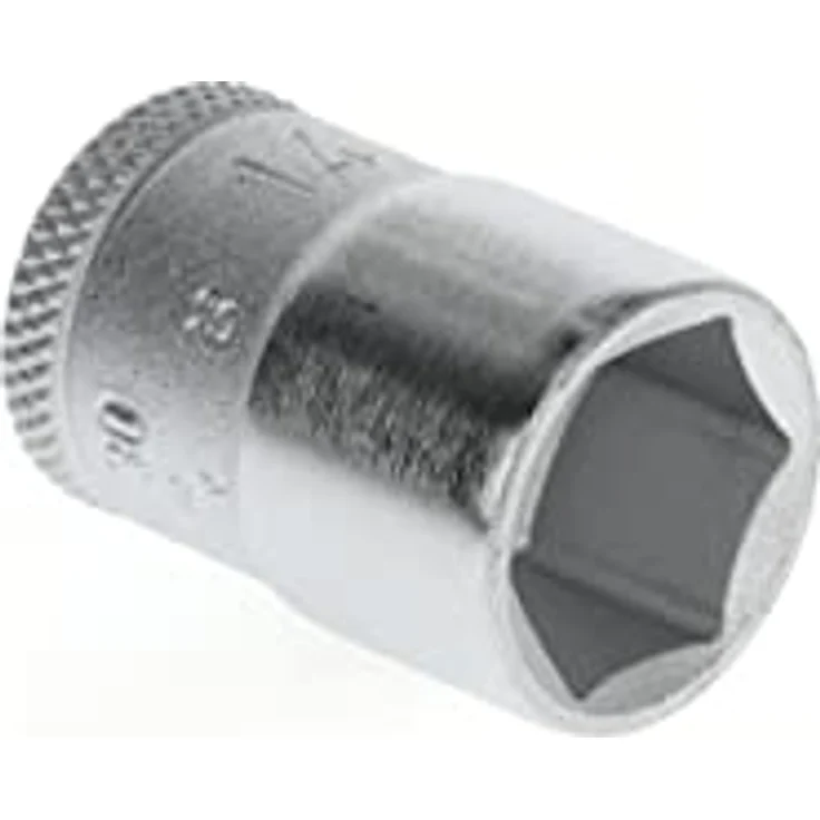 ELC Bit- und Steckschlüsselset 3/8" Steckschlüsseleinsatz 14mm, matt verchromt, Chrom-Vanadium-Stahl, DIN 3124, ISO 2725-1 – Bild 4
