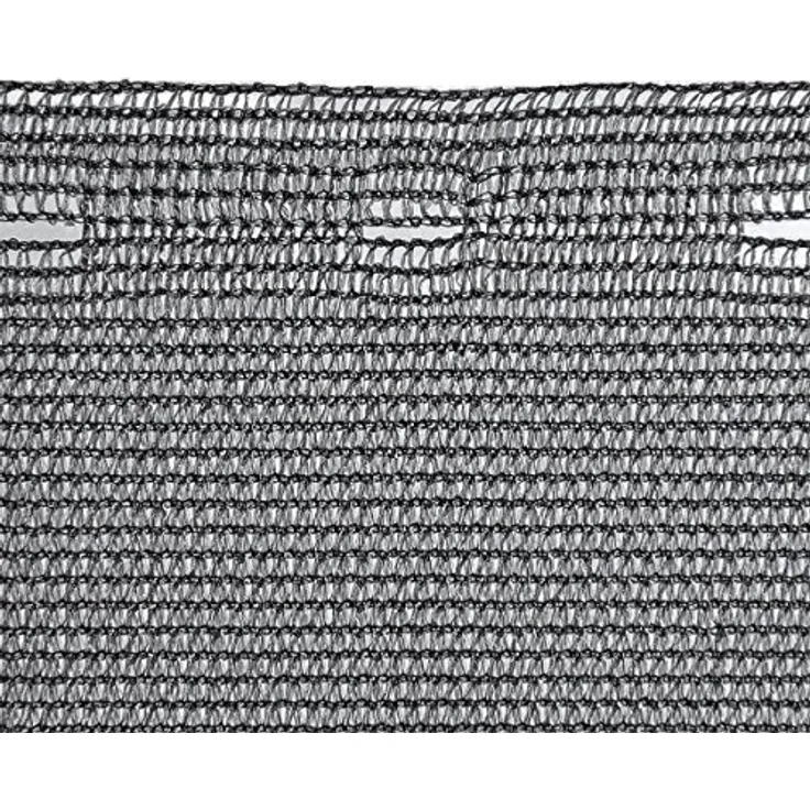 HaGa® Zaunblende 0,9m x 1m (Meterware) - 85% Schattierwirkung in schwarz - effektiver Sichtschutz für Zaun und Terrasse - Sonnenschutzgewebe Tennisblende Windschutz - Sonnenschutz – Bild 2