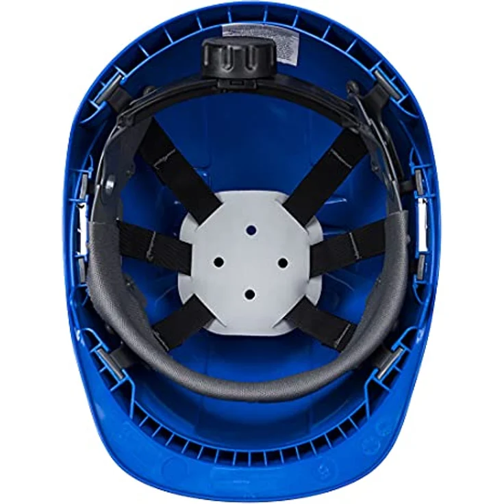 Portwest PB55 Vented Hard Hat Helm, robuster Schutzhelm mit ID Badge, blau – Bild 3