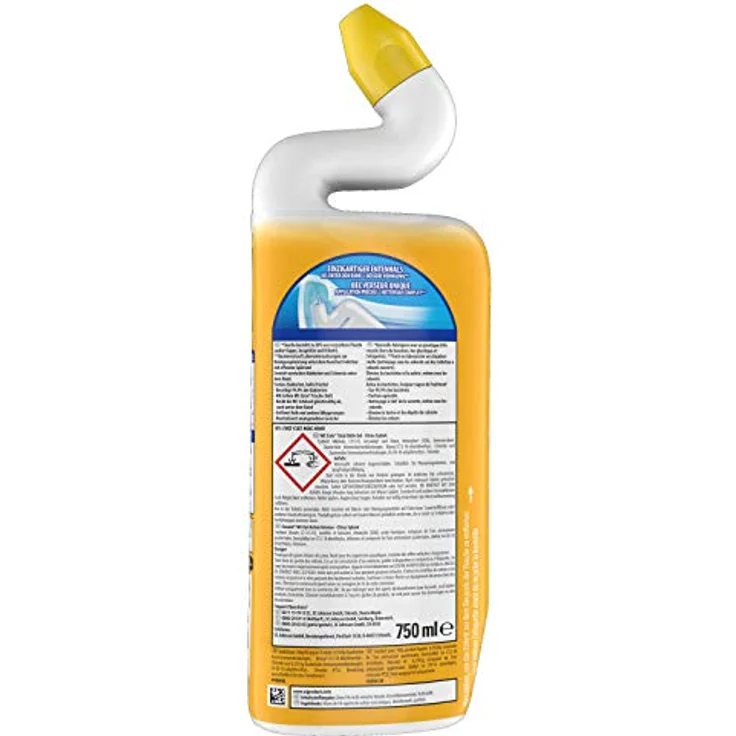 WC Ente Total Aktiv Gel WC-Reiniger, 0,75 l, effektiver Sanitärreiniger gegen Kalk und Keime – Bild 3