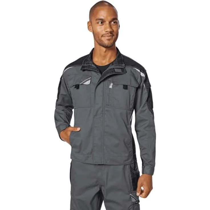 BESTWORK Blousonjacke grau/schwarz, Gr. 3XL - PKA Klöcker