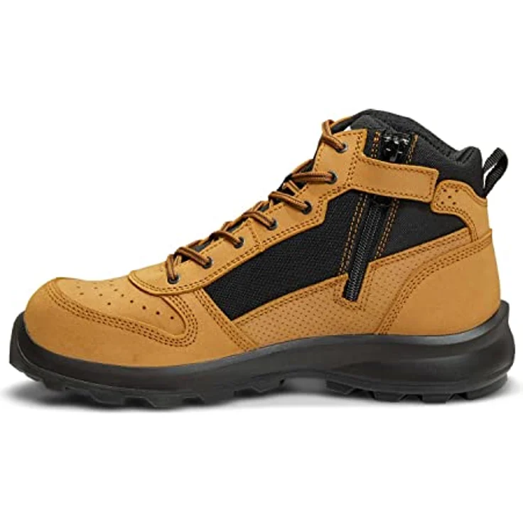 Carhartt Michigan F700919 Sicherheitsschuh, Unisex-Leder mit fiberglasverstärktem Zehenbereich, rutschfeste Gummilaufsohle, Hydrobehandeltes Wildleder, antistatische Eigenschaften – Bild 1