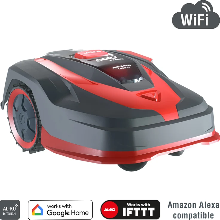 AL-KO Robolinho 1423 W, Mähroboter mit Smart Garden Anbindung und einfacher Installation