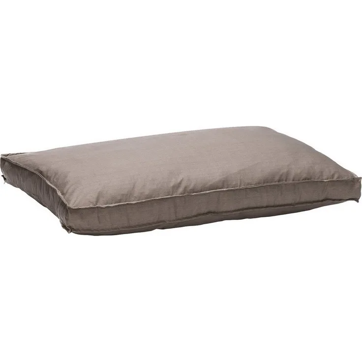 Beeztees Hundekissen Sofixa eckig taupe, gemütliches Tierkissen aus Baumwolle/Polyester