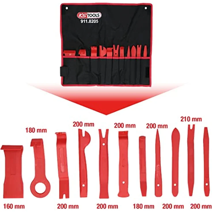 KS Tools 911.8205 Master Kunststoffkeil-Satz, 11-TLG – Bild 3