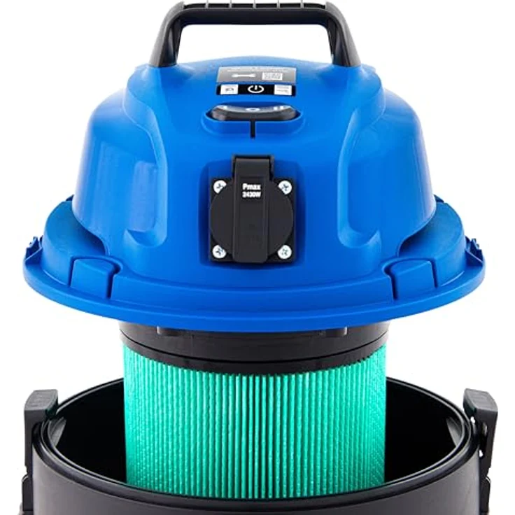 Hyundai Nass- / Trockensauger VCWD1220E, 1250 W, 20l, Sauger mit Blasfunktion, Ausgangssteckdose, Master-Slave-Funktion (Staubsauger, Waschsauger, Industriestaubsauger) – Bild 3