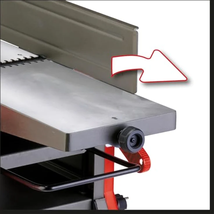 Einhell Stationäre Hobelmaschine TC-SP 204/2, 1500 W, 204 mm Hobelbreite, stabile Konstruktion, ausziehbarer Ausgabebügel – Bild 5