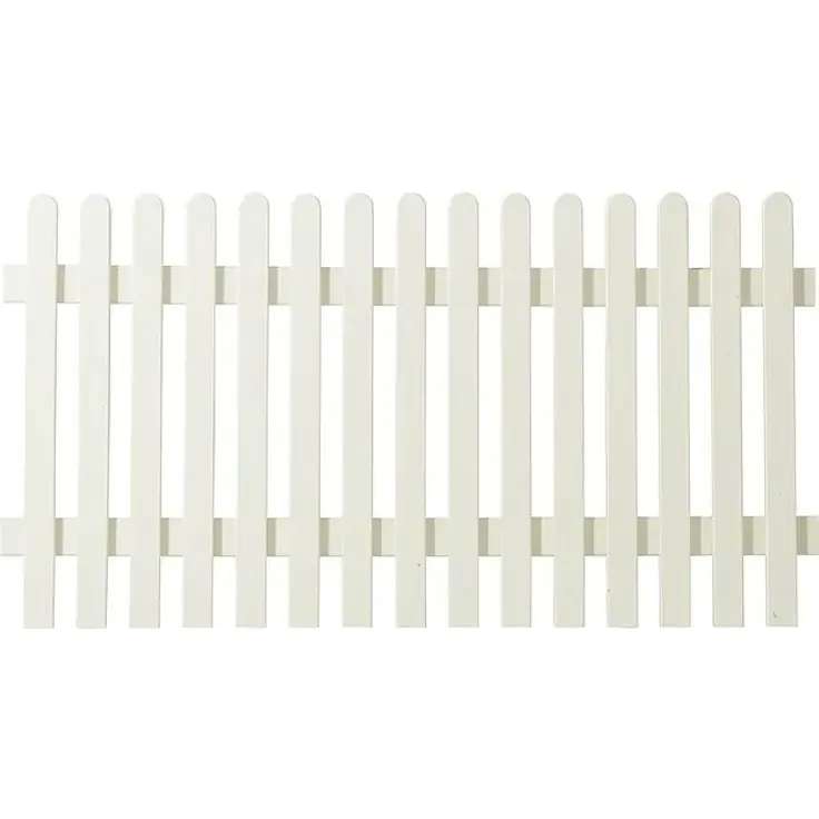 Plus Vorgartenzaun Retro, nostalgischer Holzzaun, 150 x 80 cm für Vorgarten und Hinterhof