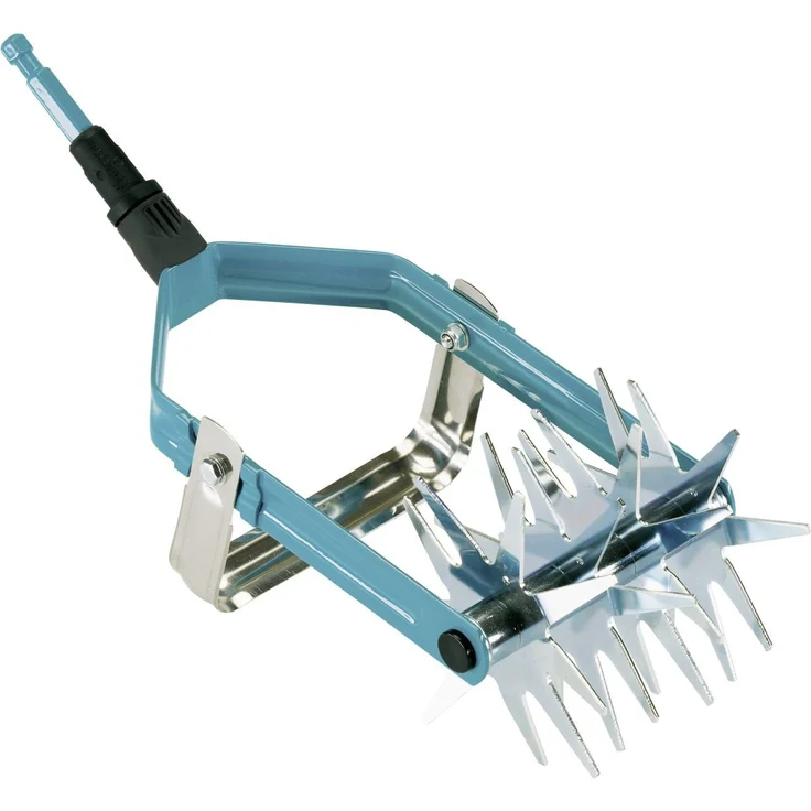 GARDENA Unkrautstecher Gardena Sternfräse mit Jätemesser combisystem 14, hochwertiger Qualitätsstahl, 14 cm Arbeitsbreite