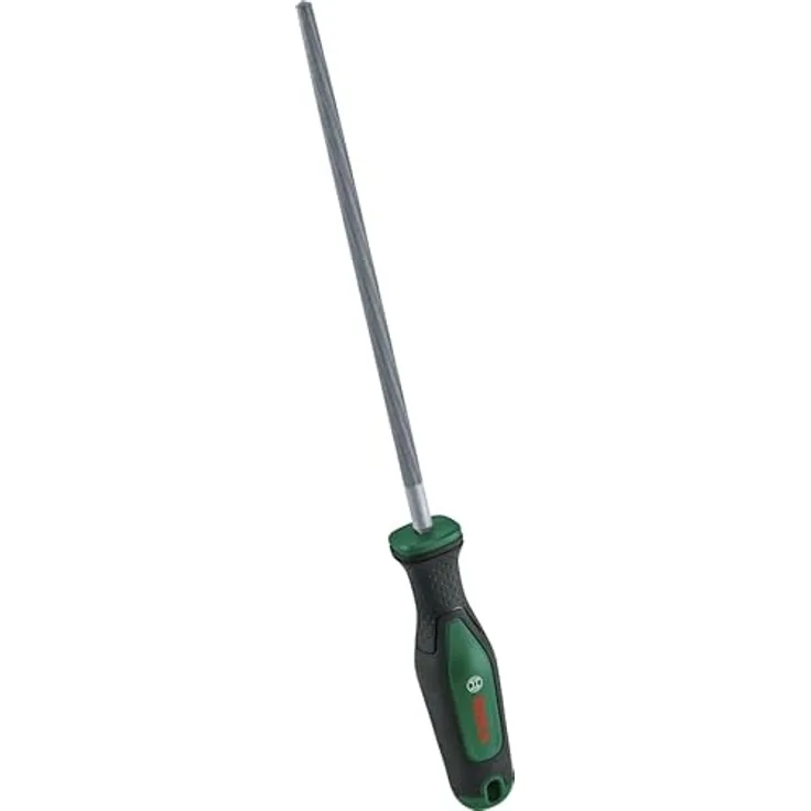 Bosch Home and Garden Metall-Rundfeile 200 mm / 8", Hieb 2, aus hochfestem Kohlenstoffstahl, ergonomischer Griff