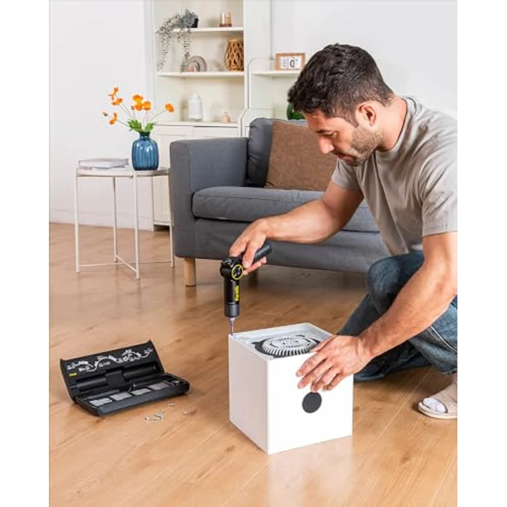 Fanttik Elektro-Schraubendreher S1 Apex, 250 U/min, 8 Nm, Komplettset mit Faltgriff und 20 S2-Bits – Bild 6