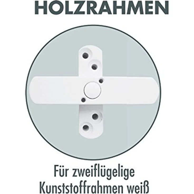 Bever 21SW STUCO Safe Fenstersicherung Nr. 21 SW, 2-flügelig, Farbe weiß – Bild 3