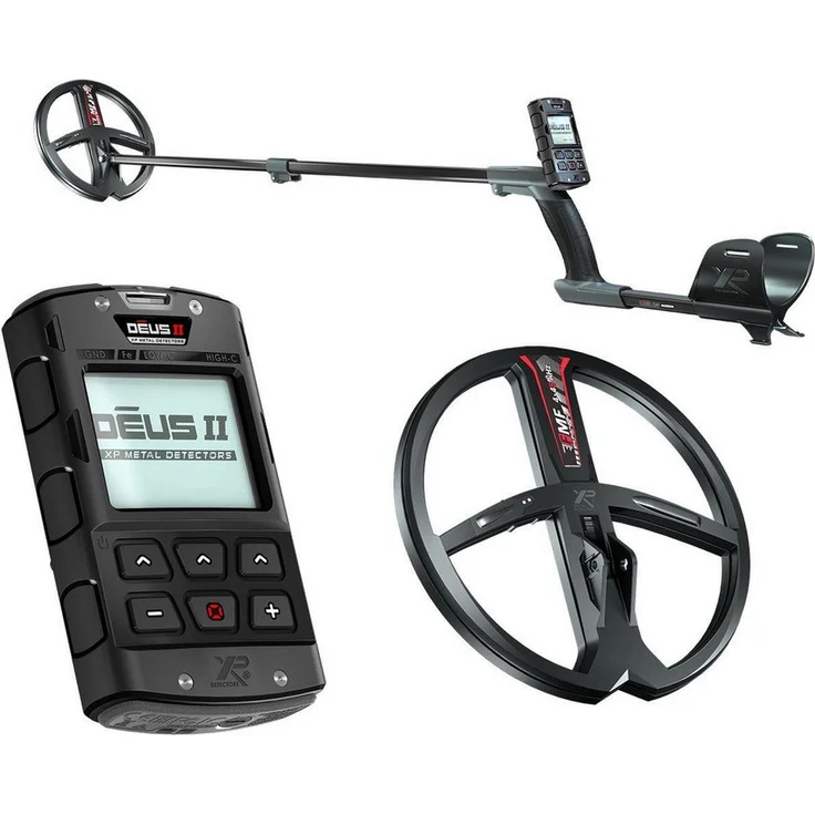 XP DEUS 2 II Metalldetektor, 28 cm FMF Suchspule, multifrequenz, wasserdicht bis 20m