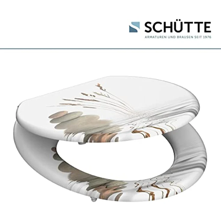 Schütte MDF WC-Sitz Balance, langlebig und pflegeleicht mit High-Gloss Oberfläche, O-Form – Bild 8