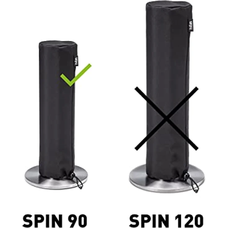höfats - SPIN 90 | SPIN 900 Abdeckhaube - passgenaue & Wasserabweisende Schutzhülle, strapazierfähiges Polyester-Nylon-Mischgewebe mit Kordelzug – Bild 2