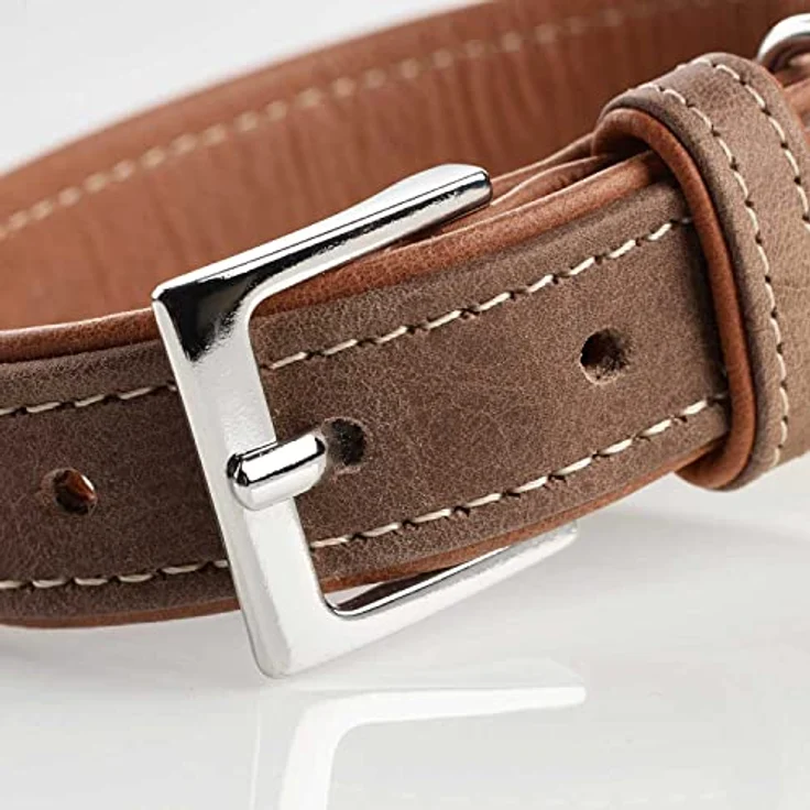 Hunter Hunde-Halsband Porto tabak-cognac S-M – Bild 4