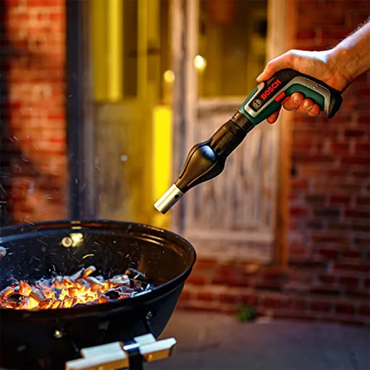 BOSCH Schnellspannbohrfutter 1600A001YC, Gebläseaufsatz aus feuerfestem Material mit Handschlaufe für sicheren Einsatz – Bild 2