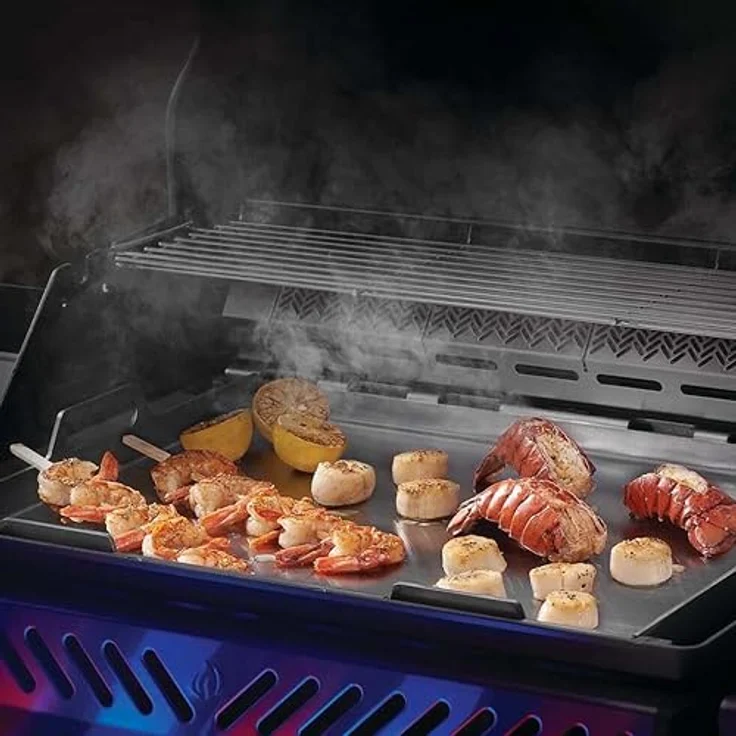 Napoleon Grillplatte, Full Size Plancha aus Edelstahl für Freestyle & Rogue PRO 425, 52 cm x 42 cm – Bild 2