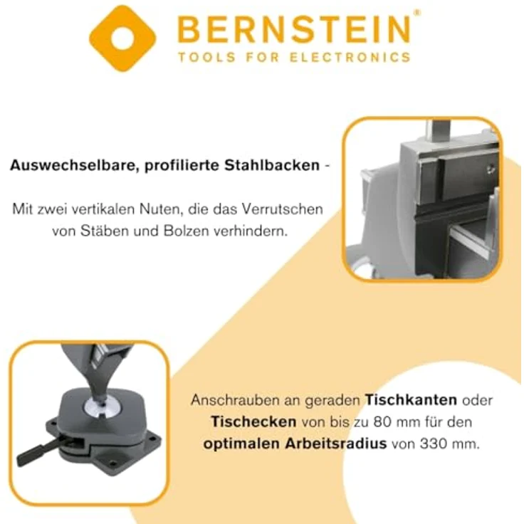 Bernstein Tools Schraubendreher 9-292 Rückenbreite: 100 mm Spann-Weite (max.): 100 mm – Bild 2