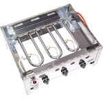 Apex Gasgrill 55510 EDELSTAHL GASBRÄTER 10KW 3 flammig GASGRILL BRÄTER - Robuster Edelstahlkorpus, 10 kW Leistung, 3 separate Gasregler