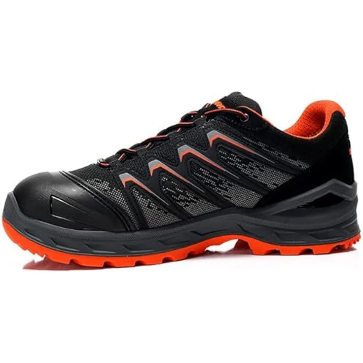 Lowa work LARROX Work GTX black Lo S3 CI Sicherheitsschuh, wasserdicht mit GORE-TEX, geschlossene gepolsterte Lasche, GUMMI/PU Sohle mit MONOWRAP-Technologie – Bild 4