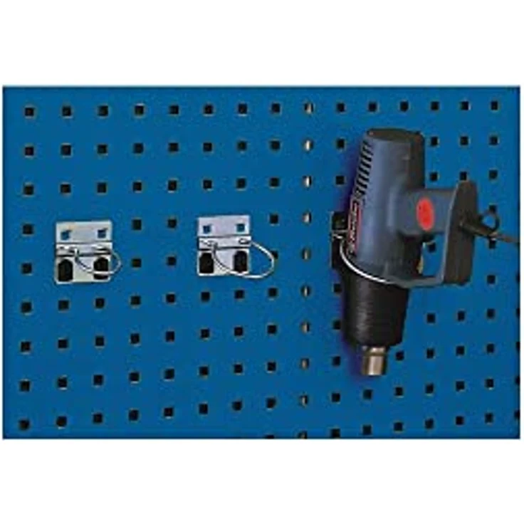 Bott Rundhalter für Lochblech-Platten-System, verzinkter Stahl, Durchmesser 40 mm, 5er Set, stabil und langlebig – Bild 2