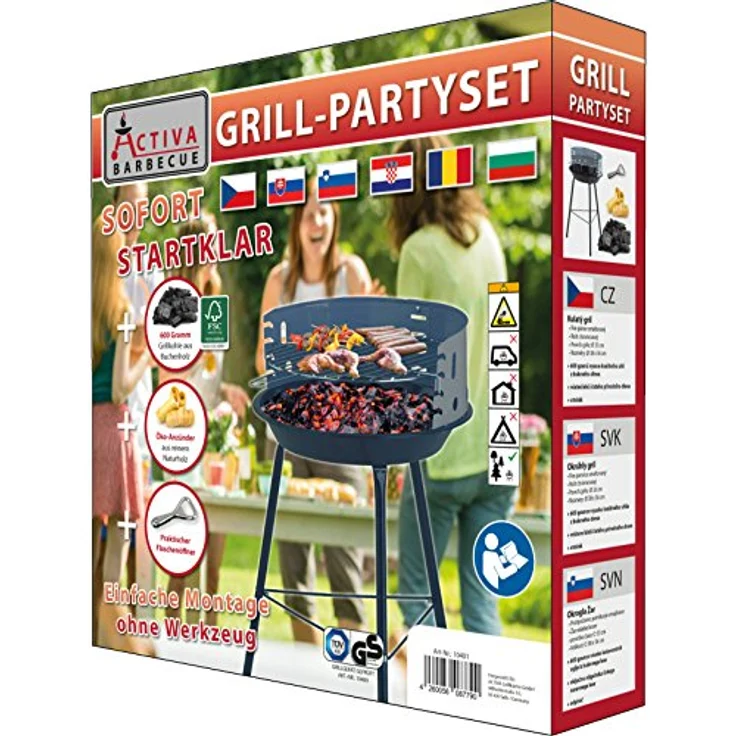 Activa Party Grill-Set, 3-teilig – Bild 2