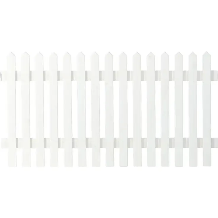Plus Vorgartenzaun Skagen, 150 x 80 cm, Holzzaun im dänischen Design, farbig behandelt